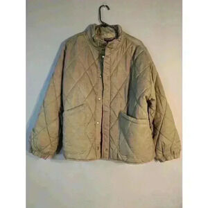 Social Standard by Sanctuary Green Quilted Jacket XL